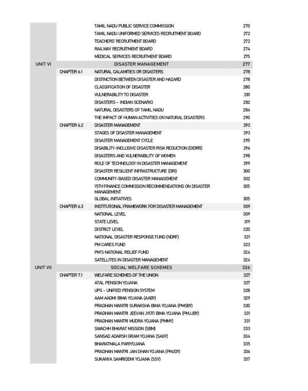 Administration and Governance of States with Specific Reference to Tamil Nadu