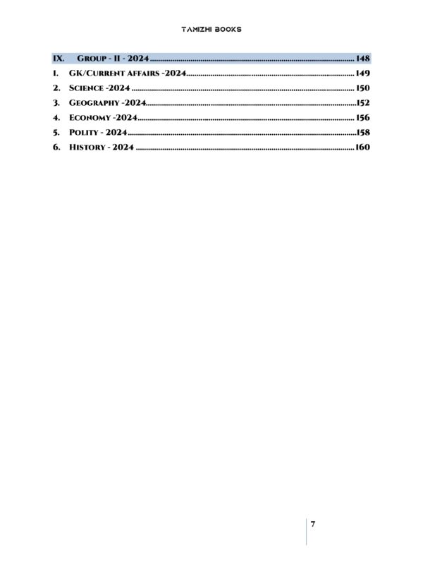 TNPSC Group II Exam Previous Year Questions