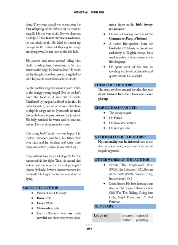 General English for TNPSC