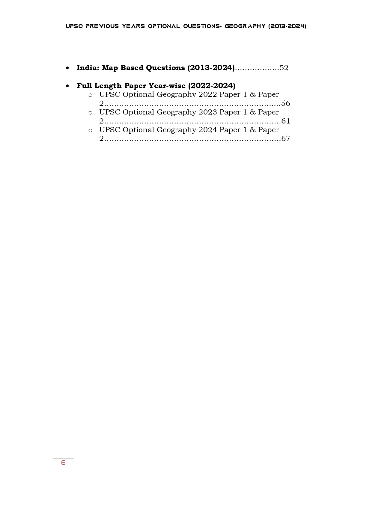 12 PYQB Geo C2 UPSC 12 PREVIOUS YEARS OPTIONAL MAINS PAPER 2013-2024: Geography