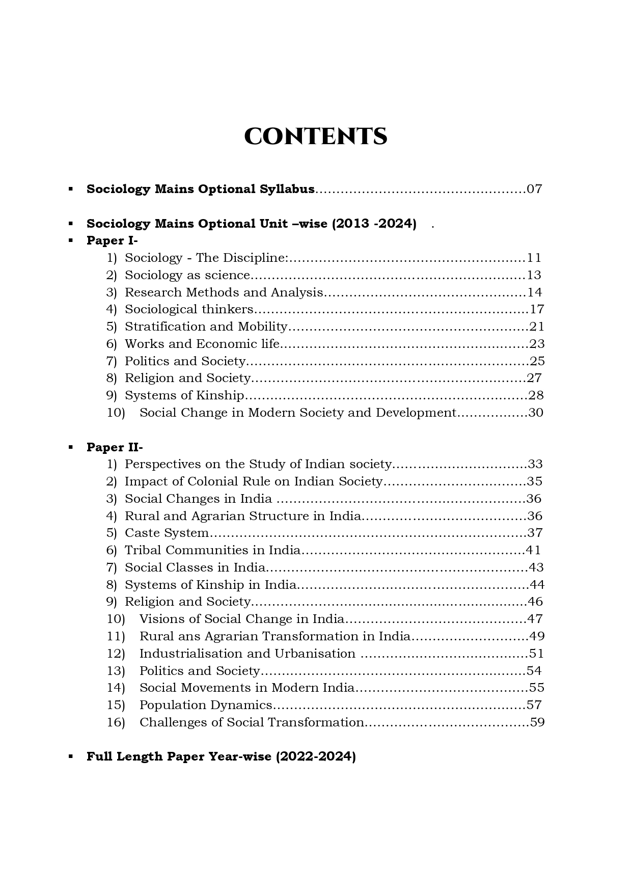 12 PYQB Sociology C1 UPSC 12 PREVIOUS YEARS OPTIONAL MAINS PAPER 2013-2024: Sociology