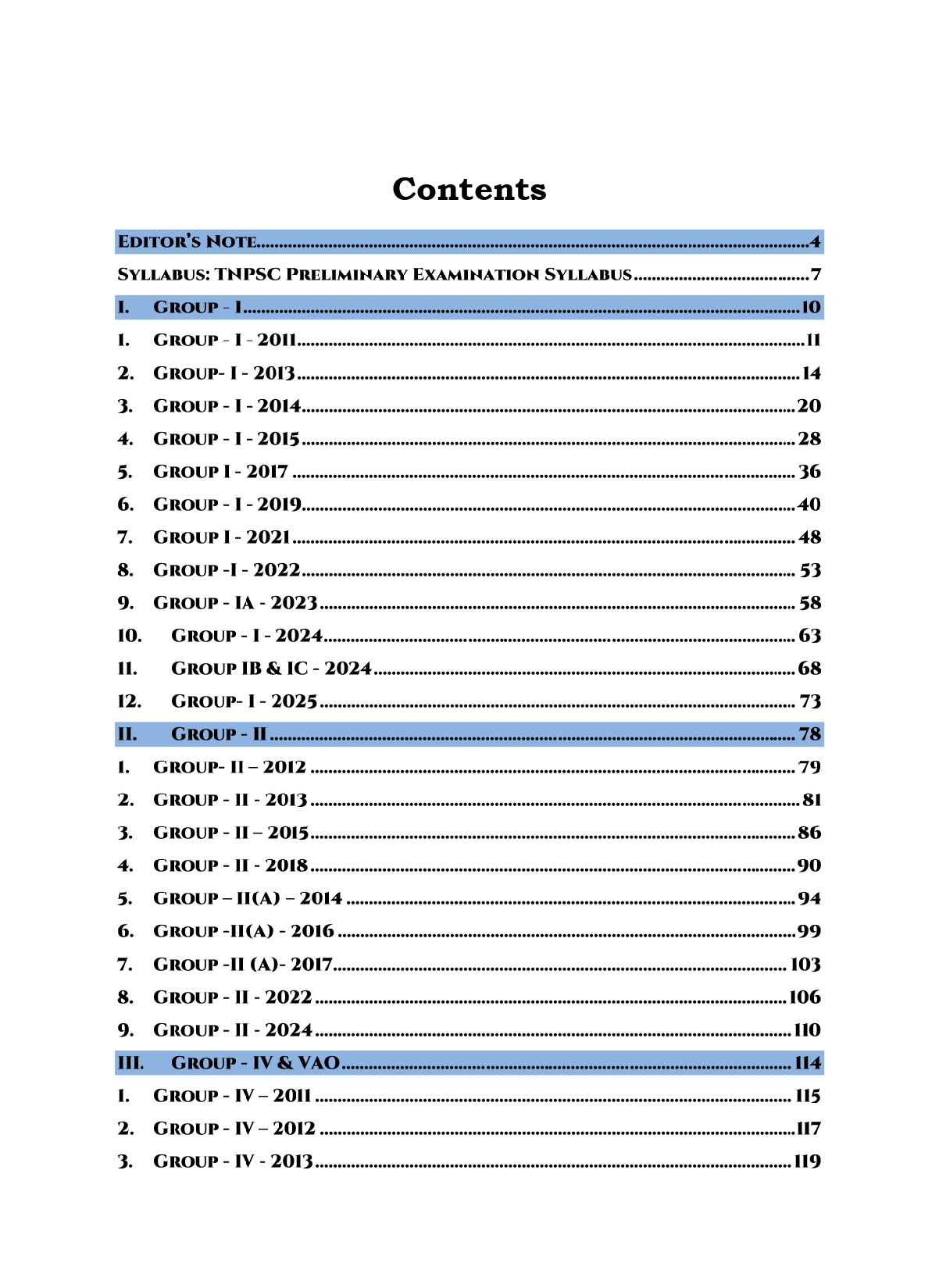 TNPSC Exam Wise Aptitude Previous Year Questions
