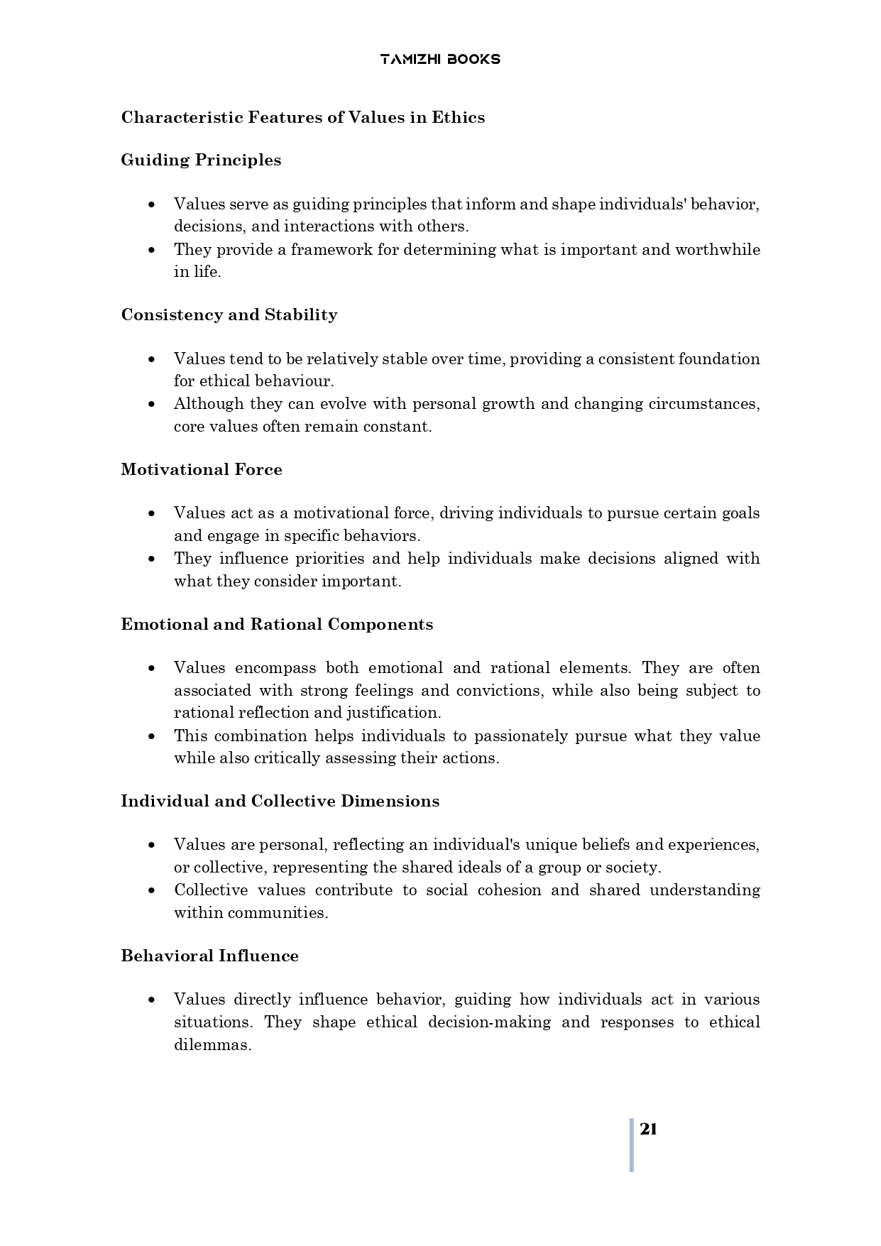 21 Ethics and Integrity