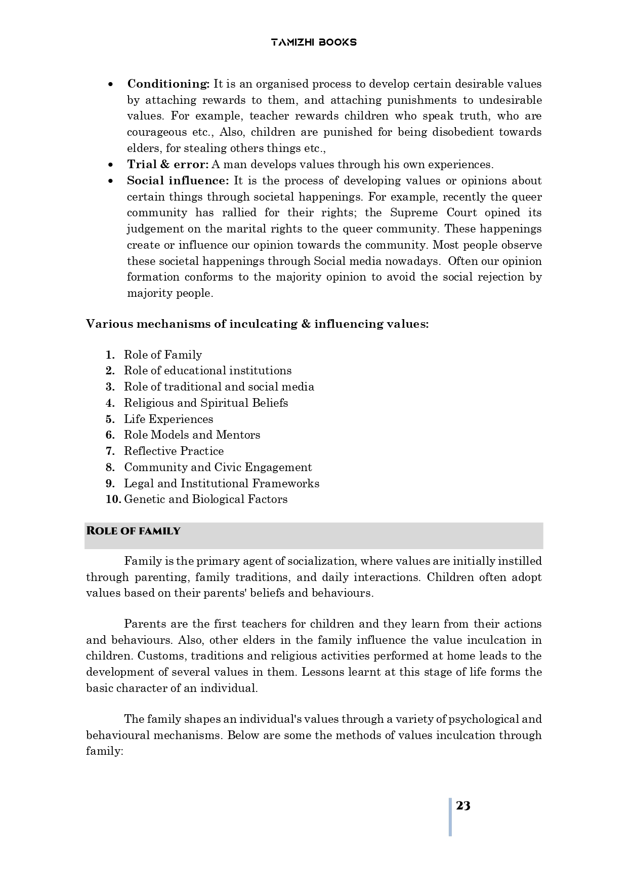 23 Ethics and Integrity