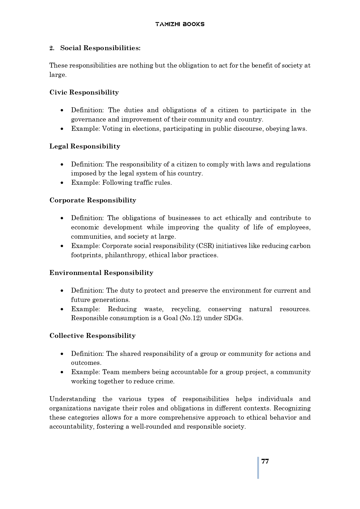 77 Ethics and Integrity