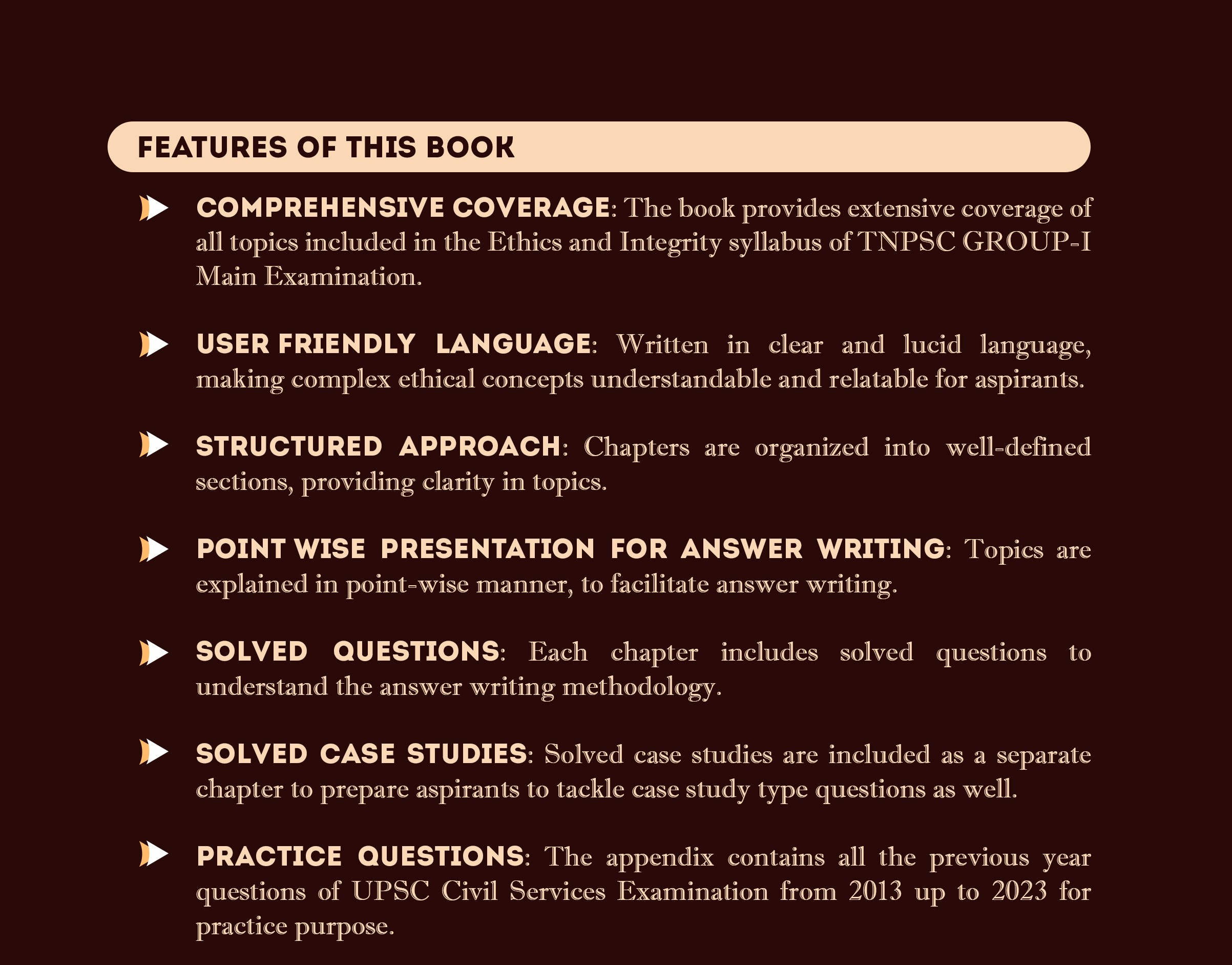 Features Ethics and Integrity