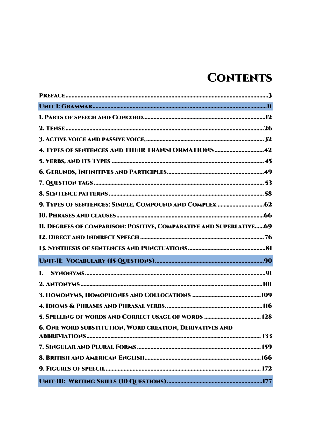 General English for TNPSC