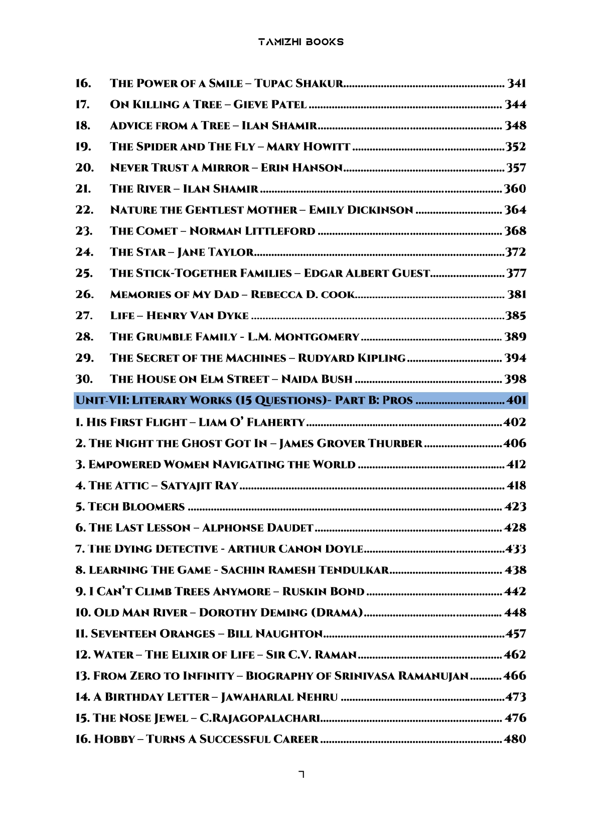 General English for TNPSC
