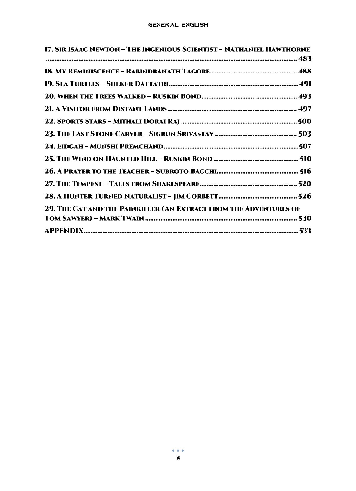 General English for TNPSC