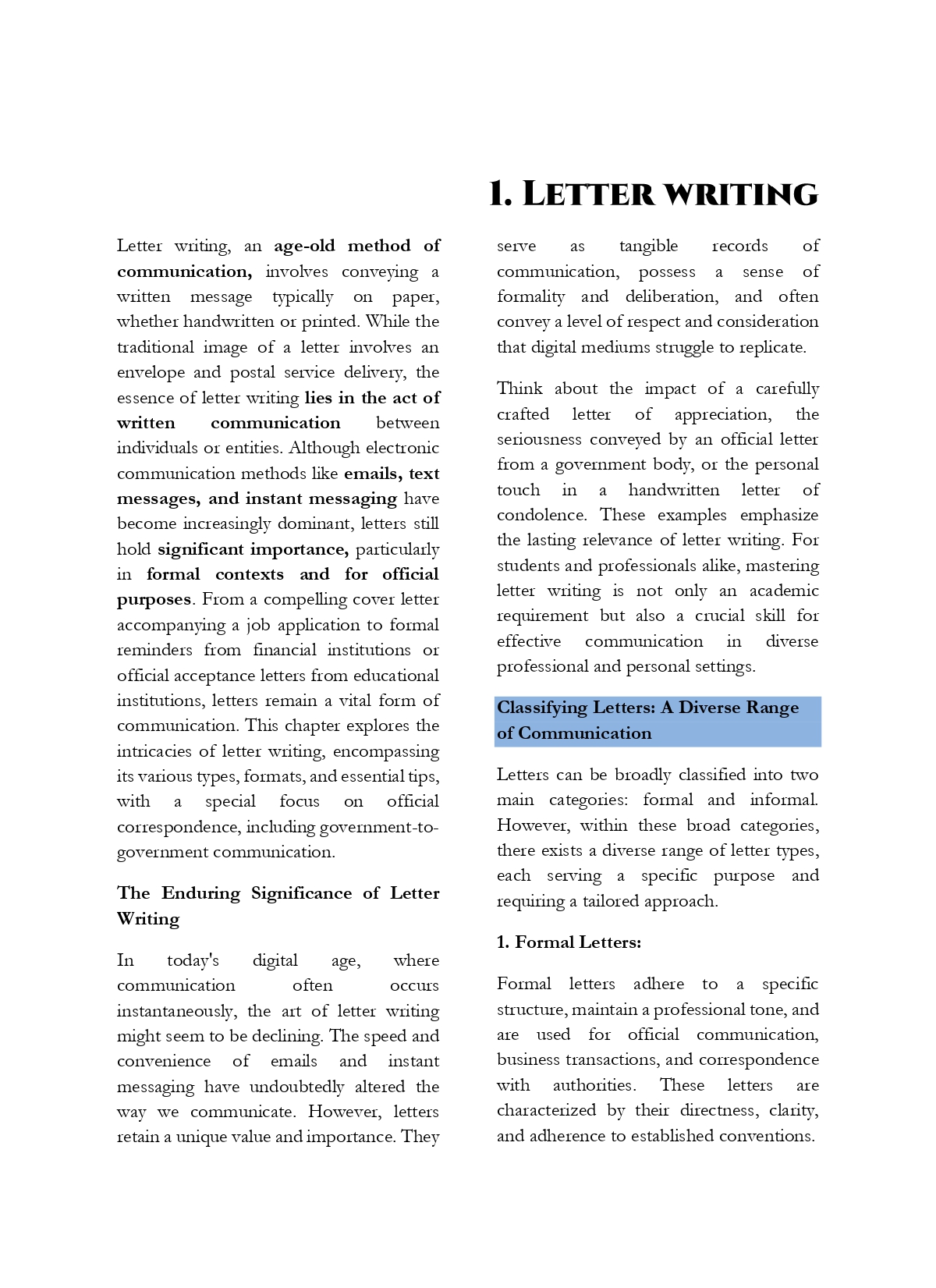 General English for TNPSC