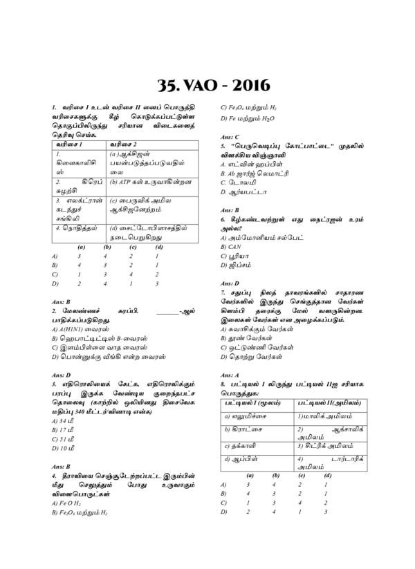 Munthiya andukalin TNPSC Ariviyal vinakalin Thodari