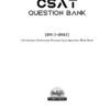 Topic Wise CSAT UPSC Preliminary Previous Years Questions Bank (2011-2025)